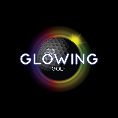 Logo Glowing Golf